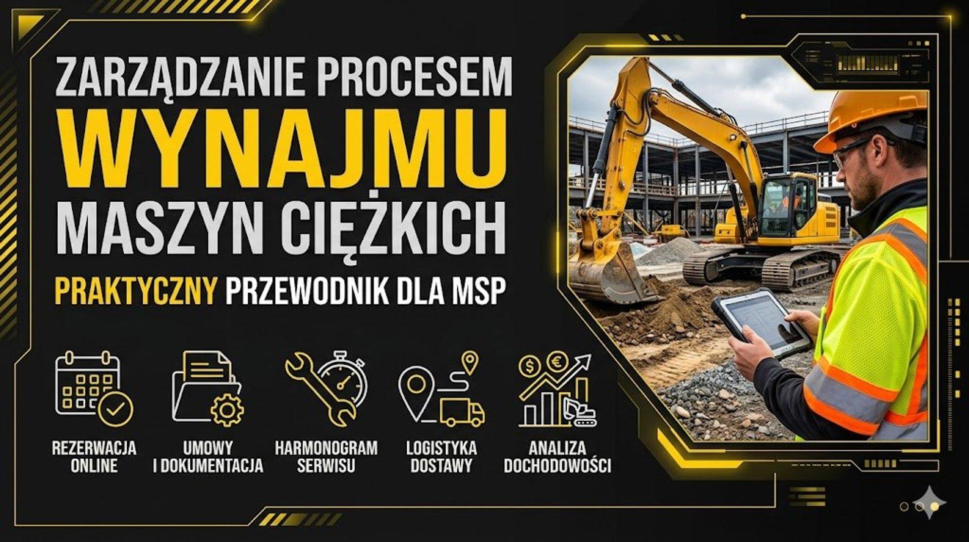 Zarządzanie procesem wynajmu maszyn ciężkich: praktyczny przewodnik dla MŚP